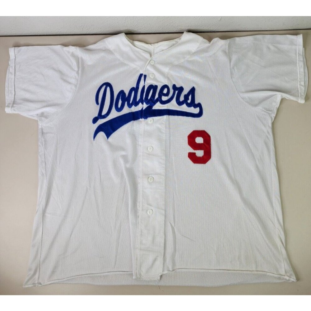 Rare VTG Southland Athletic XL Jersey Los Angeles Dodgers #9 Button Up Stitched
